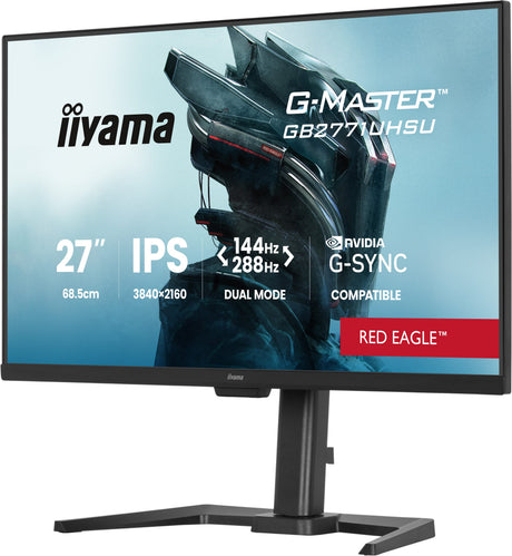 Ecran PC Gamer - IIYAMA -  27 - 144Hz - Dalle Fast IPS - 0,8ms - GB2771UHSU-B1