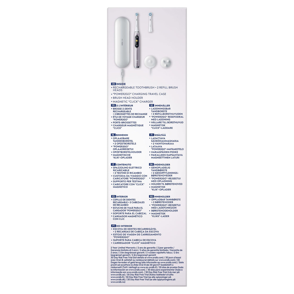 Brosses a dents - ORAL-B - iO9s Series - Rose Quartz (+1 refills) - Electrique