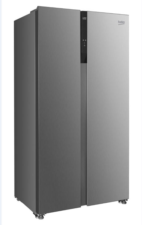 Réfrigérateur Américain - BEKO - GNO5323XPN - 532 L - Froid ventilé - Ecran sur la poignée - Classe D -  177x91x67 - Inox