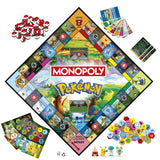 Monopoly Pokémon, jeu de société de plateau, 2 a 4 joueurs, jeux pour enfants et fans de Pokémon, env. 45 minutes, des 8 ans