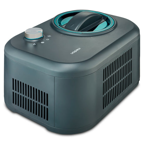 MEDION Machine a glace avec compresseur (convient pour la préparation de cremes glacées, yaourts glacés & sorbets, 1 litre, 100