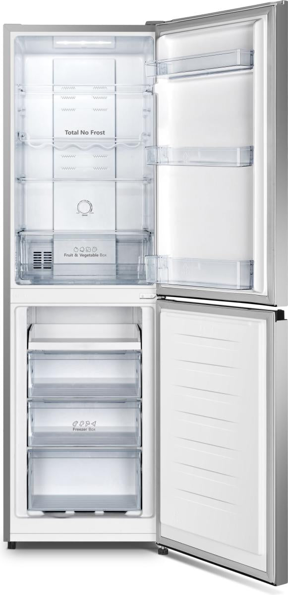 Réfrigérateur combiné - HISENSE - RB327N4ADD - classe D - 256 L - No Frost (Sans givre) - Argent - L 55 x 55,7 x H 182,4 cm