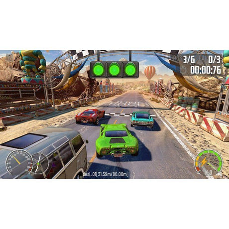 Turbo Booster Racing - Kit (volants + jeu) - Jeu PS5