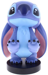 Figurine Disney Stitch - EXQUISITE GAMING - Cable Guys - Support écouteurs, smartphone ou petit accessoire - 20 cm