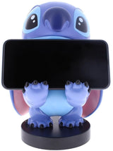 Figurine Disney Stitch - EXQUISITE GAMING - Cable Guys - Support écouteurs, smartphone ou petit accessoire - 20 cm