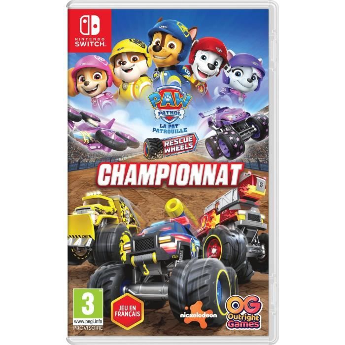 PAW Patrol : Rescue Wheels - Championnat - Jeu Nintendo Switch