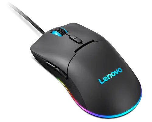 Souris filaire Gaming LENOVO M210 - RGB 3 zones - 7 boutons - Prete a l'emploi - Noir