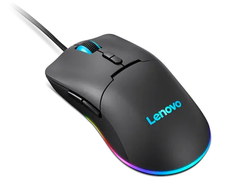 Souris filaire Gaming LENOVO M210 - RGB 3 zones - 7 boutons - Prete a l'emploi - Noir