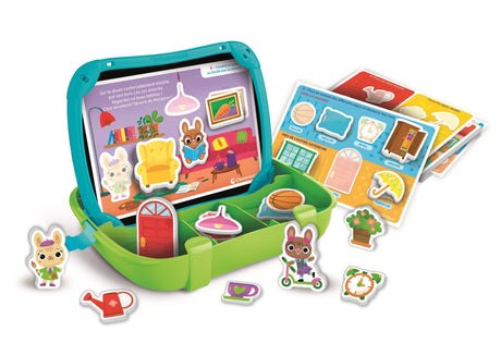 CLEMENTONI - Mallette magnétique - Mots et objets - Apprentissage - Des 2 ans