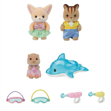 Le trio des bébés a la piscine - Sylvanian Families - 5749