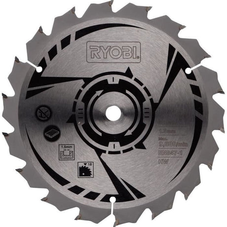 RYOBI - Lame ULTRA FINE 150 mm - 18 dents - alésage 10 mm pour scie circulaire ONE+™ RWSL1801M - CSB150A1