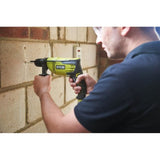 RYOBI - Perceuse a percussion 680 W - 3 000 cp/min - mandrin 13 mm - blocage d'arbre auto + coffret & butÈe de profondeur - RPD680-K