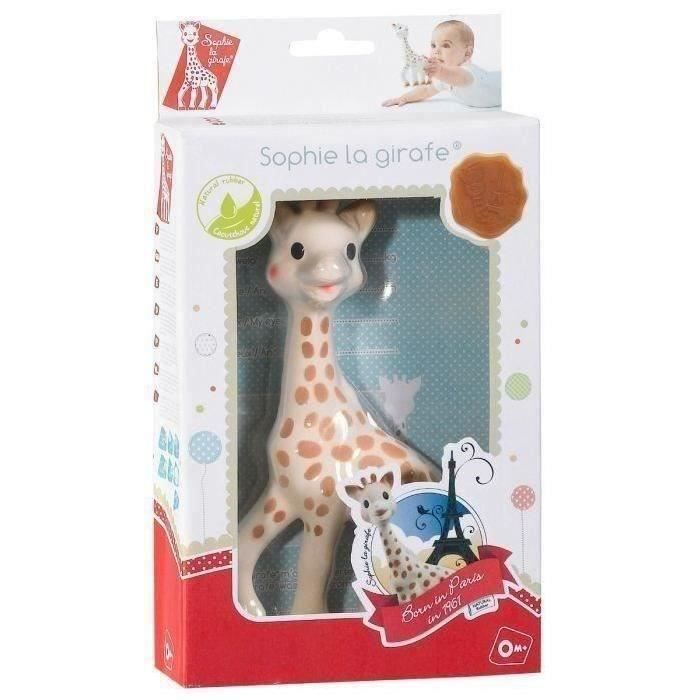 SOPHIE LA GIRAFE avec sa boîte cadeau