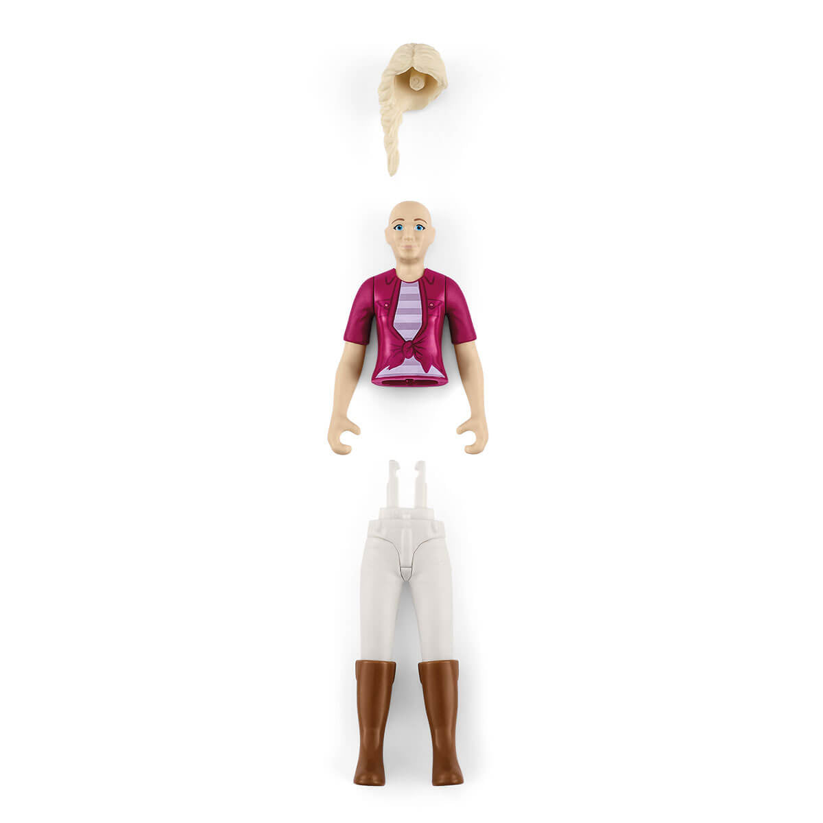 Figurine Cavaliere Sofia et Blossom, coffret schleich avec 10 éléments inclus dont 1 cheval schleich andalou et sa cavaliere,