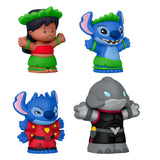 Figurines Lilo et Stitch, Little People, Coffret Disney 4 figurines, JFC77, Des 3 ans