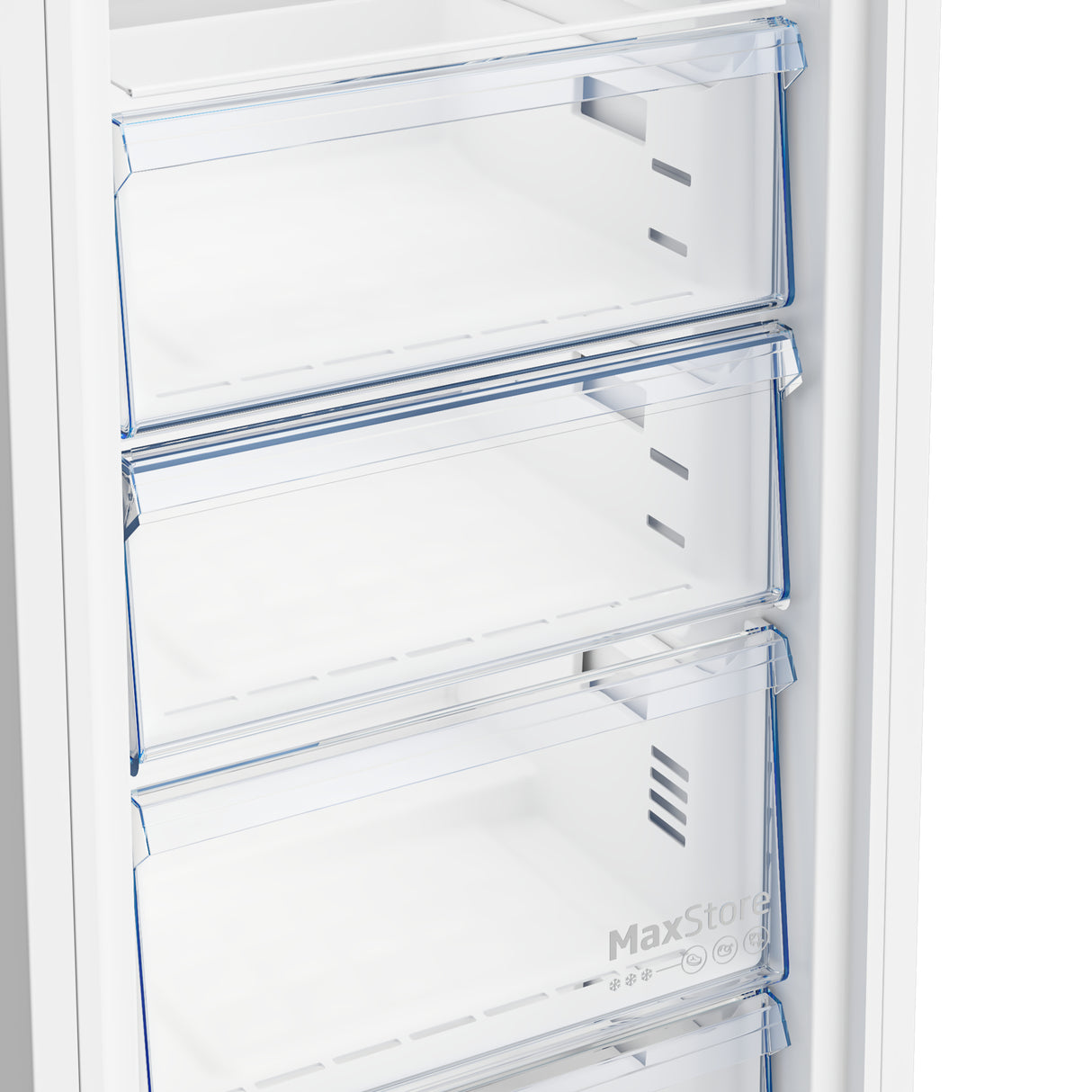 Congélateur armoire - BEKO - B3RFNE294W - Classe E - 260 L - Froid ventilé - Ecran - 14,9 kg/24h - 186x59,7x70,9 - Blanc