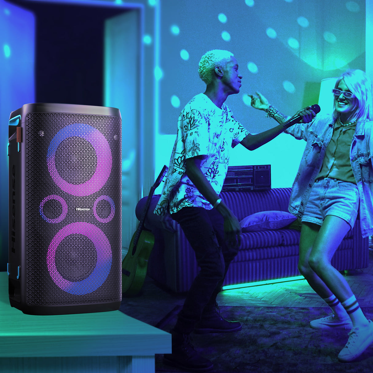 Enceinte nomade - HISENSE - Bluetooth - Max 300 W
