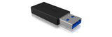 Adaptateur Icy Box USB 3.0 Type C Femelle vers USB A Mâle