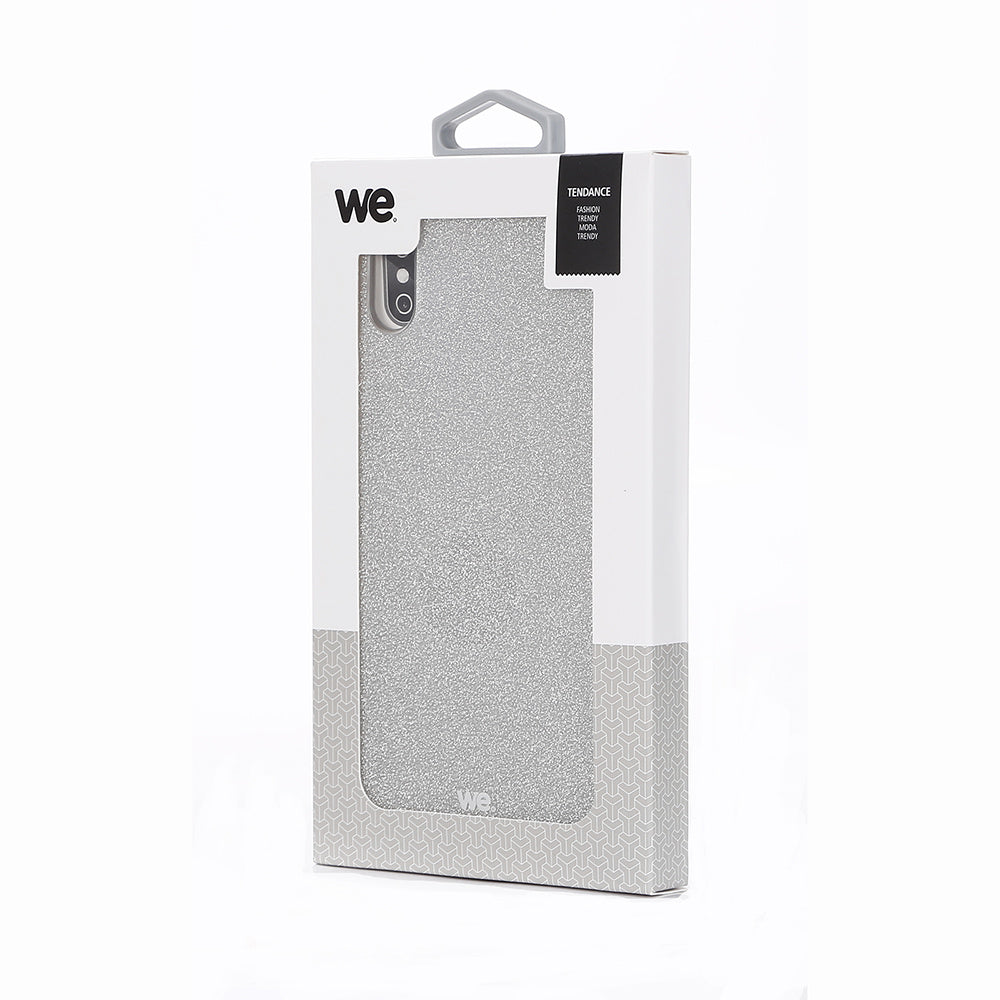We coque de protection PAILLETTES APPLE IPHONE XS MAX Argent
