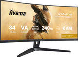Ecran incurvé 34" Iiyama G-Master Gold Phoenix GCB3486WQSCP-B1 UWQHD 240Hz (Noir)