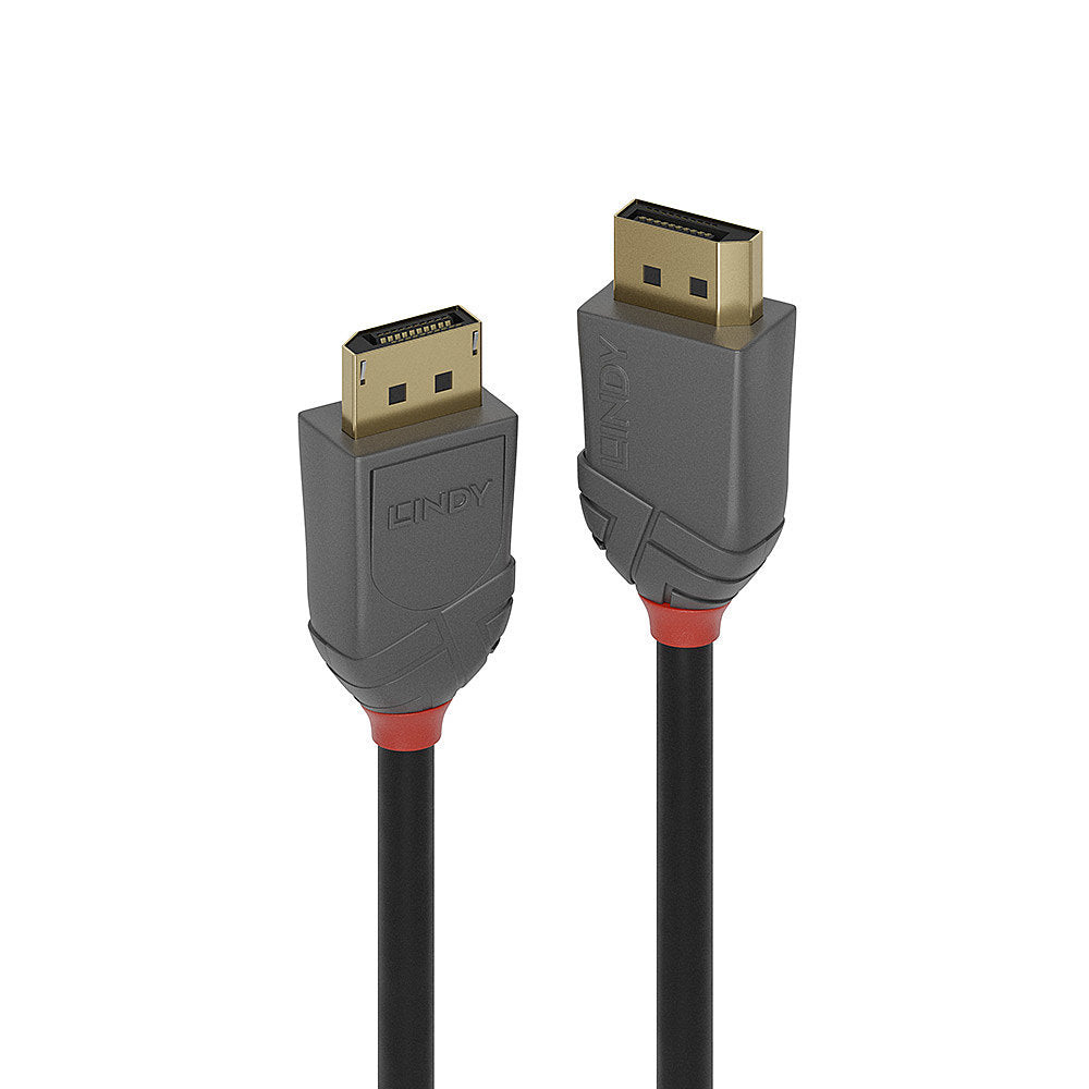 Cable DisplayPort 1.4 Lindy 1m (Noir/Gris)