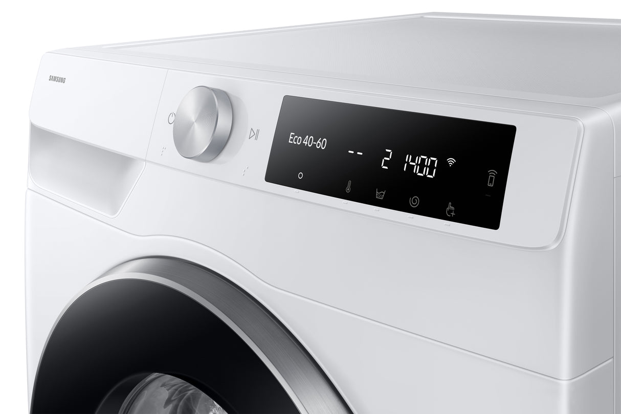 Lave-linge hublot SAMSUNG AI ecobubble™ WW11DG6B25LE - 11 kg - Digital Inverter - L60cm - 1400 trs/min - Classe A-10% - Blanc