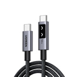 Câble data USB-C vers USB-C - UGREEN - PD 100W - Nylon - 1 m - Noir