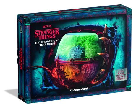 Stranger Things - Terrarium - Clementoni - Création Maison de Vecna et le monde a l'envers - Des 8ans