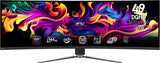 Ecran PC Gamer incurvé - MSI - 49 - DQHD - 144Hz - Dalle QD-OLED - 0,03ms - Ajustable en hauteur - MPG 491CQP QD-OLED