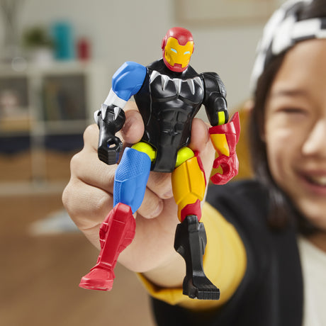 MixMashers Iron Man, figurine 12 cm personnalisable a mélanger et combiner avec accessoires, Marvel, des 4 ans