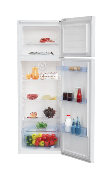 Réfrigérateur congélateur en haut - BEKO - RDSA310M40WN - 306 L - Froid Brassé - Classe E - 175x59,5x59,2 - Blanc