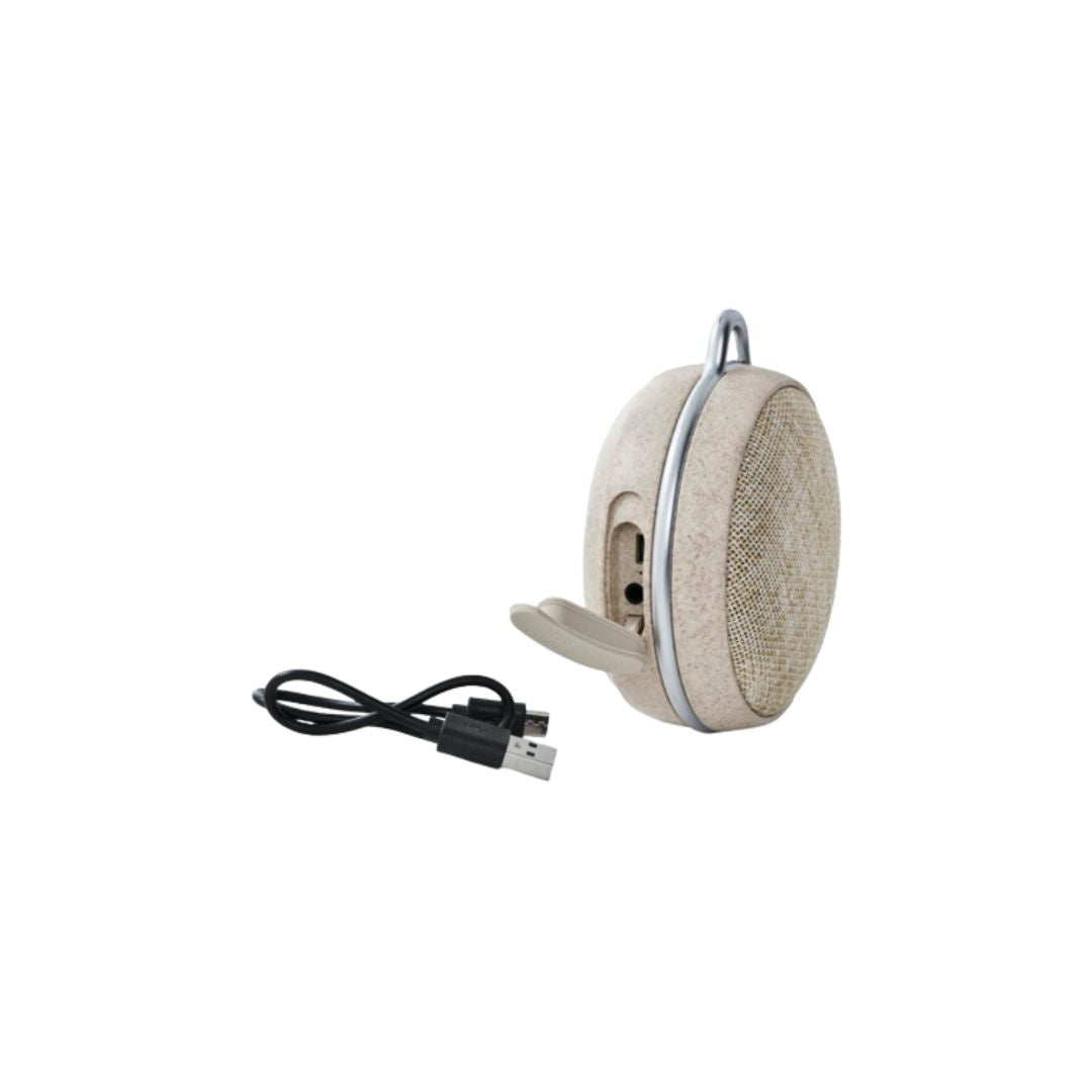 Enceinte Bluetooth Biodegradable Halterrego BT V5.0, mincro intégré, RMS 3W, Aux