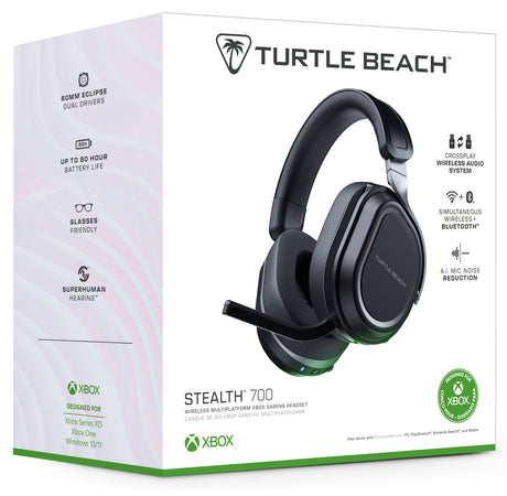Casque gaming sans fil - Turtle Beach Stealth™ 700X (Gen3) - Noir - Xbox, PS5, PS4, PC, mobile, 60mm, Bluetooth, 80h