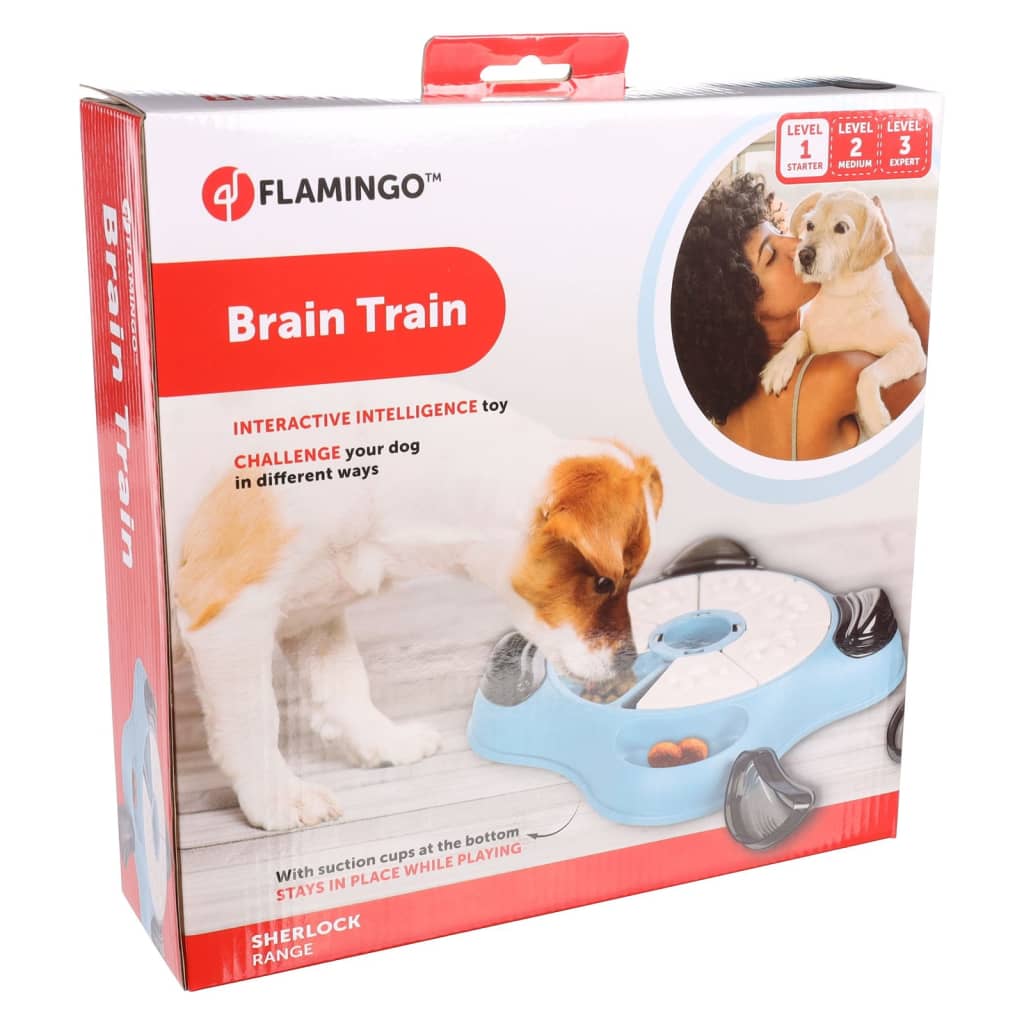 FLAMINGO Sherlock Hunde-Gehirntrainer 28,8 x 28,8 x 8,6 cm