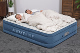 Matelas gonflable - BESTWAY - 67624 - 203x152x46 cm - Bleu/Blanc - Camping
