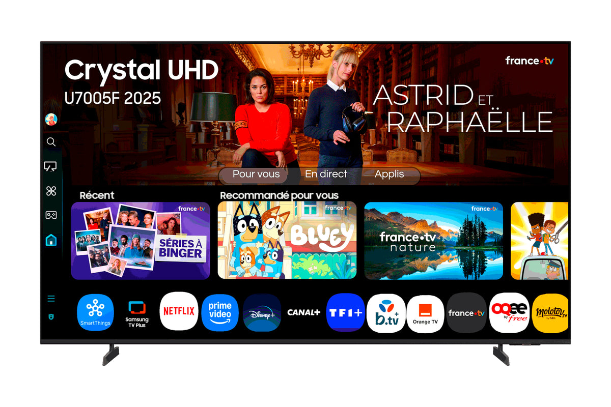 Samsung TU50U7005F - TV LED 50 (125 cm) - 4K UHD 3840x2160 - HDR10+ - Smart TV - Gaming Hub - 3xHDMI - WiFi