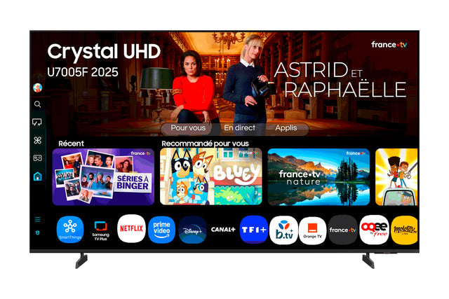 Samsung TU50U7005F - TV LED 50 (125 cm) - 4K UHD 3840x2160 - HDR10+ - Smart TV - Gaming Hub - 3xHDMI - WiFi
