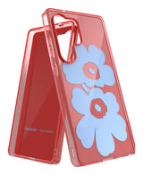 Coque pour Samsung Galaxy S25 Ultra Motif Floral Unikko Samsung Rouge