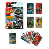 UNO Jurassic World Renaissance - Jeu de cartes - Pour toute la famille - Mattel Games - 7 ans et +