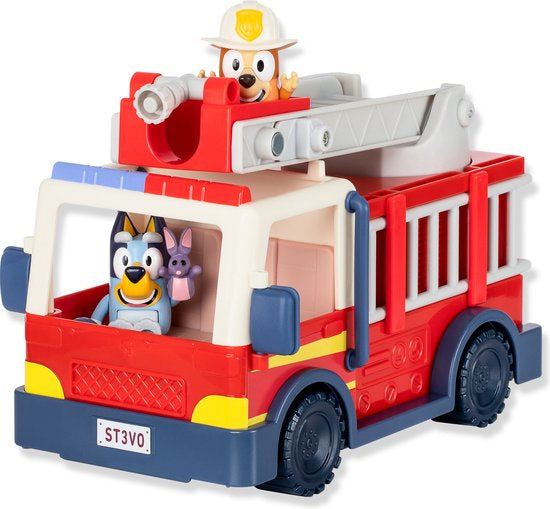 Bluey Le camion de Pompier de Bluey - Univers miniature - MOOSE TOYS - Des 3 ans