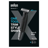 Braun - Tondeuse a Barbe Series X XT5100 -  Avec Rasoir Pour Le Corps Et Le Visage