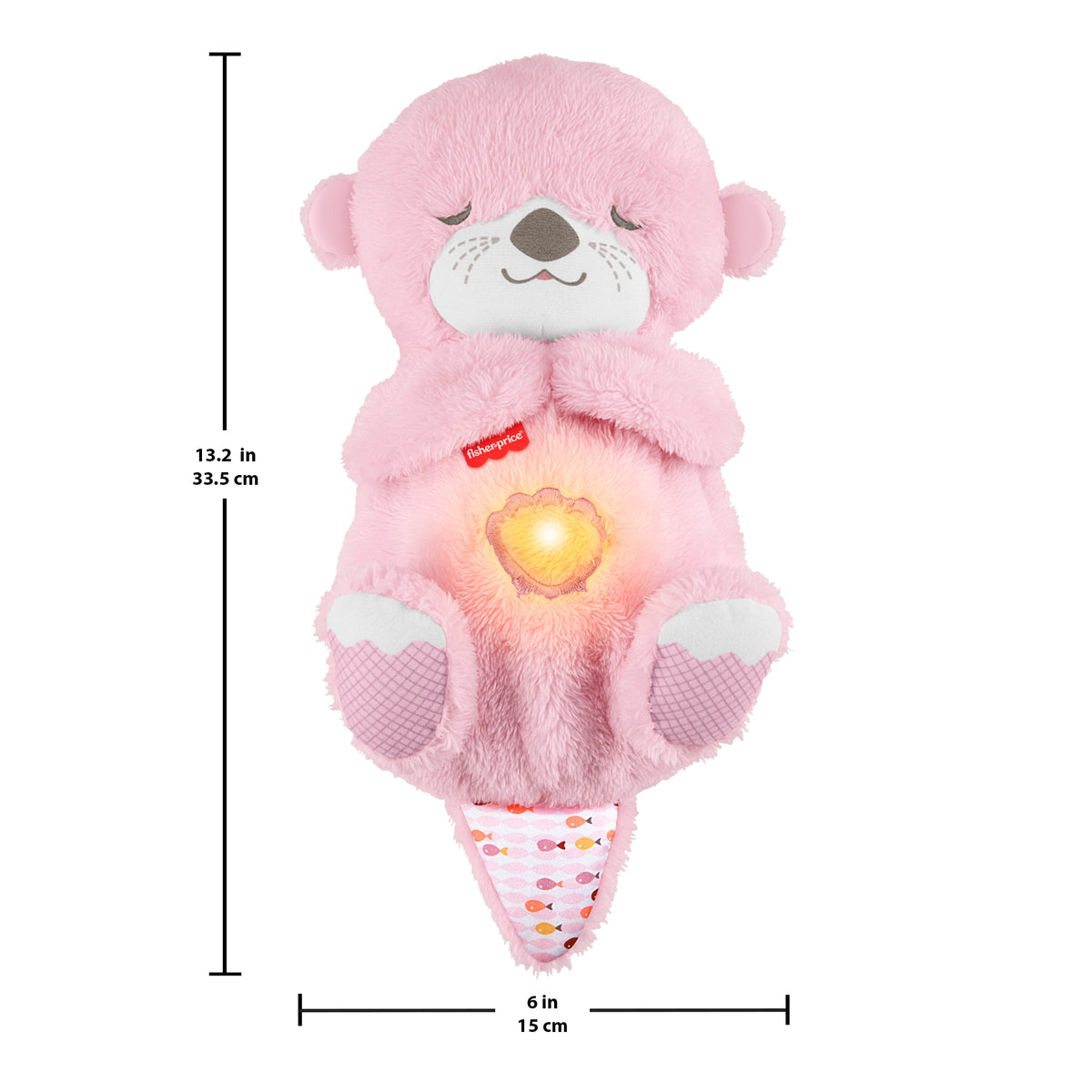 Fisher-Price - Ma Loutre Câlins Bonne Nuit - Peluche et veilleuse - Rose - Fisher-Price - JLJ33