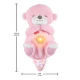 Fisher-Price - Ma Loutre Câlins Bonne Nuit - Peluche et veilleuse - Rose - Fisher-Price - JLJ33