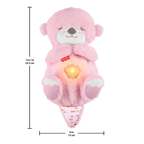 Fisher-Price - Ma Loutre Câlins Bonne Nuit - Peluche et veilleuse - Rose - Fisher-Price - JLJ33