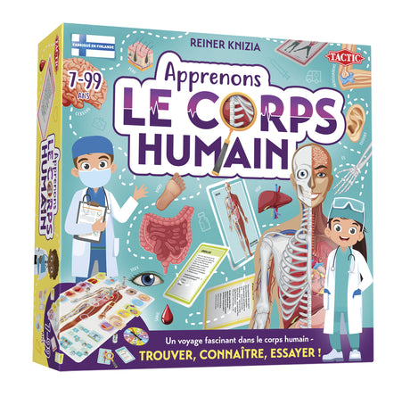 Apprenons le corps humain - Jeu éducatif - TACTIC - 2 joueurs et plus - Des 7 ans