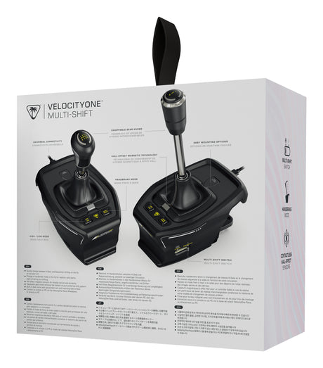 Levier de vitesse et frein a main universel - TURTLE BEACH - TBS-0001-05 - VelocityOne™ Multi-Shift - Noir
