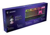Clavier de jeu - Turtle Beach Magma - Membrane RGB - Noir, touches silencieuses, AIMO™ RGB