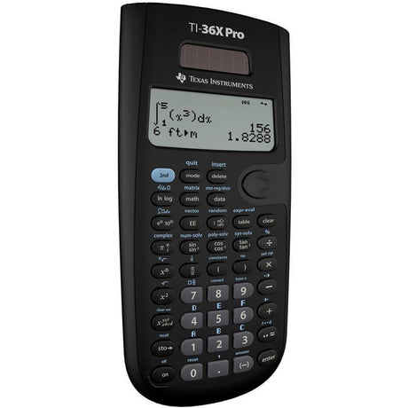 Calcuatrice scientifique - TEXAS INSTRUMENTS - TI-36 X PRO - Noir