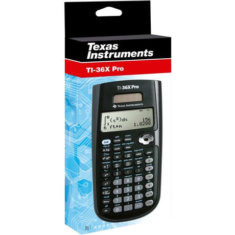 Calcuatrice scientifique - TEXAS INSTRUMENTS - TI-36 X PRO - Noir