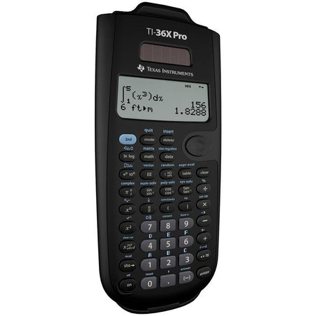 Calcuatrice scientifique - TEXAS INSTRUMENTS - TI-36 X PRO - Noir